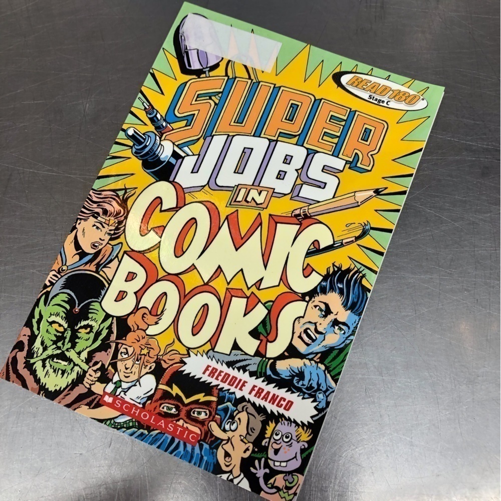 Super Jobs in Comic Books by: Freddie Franco, paperback book